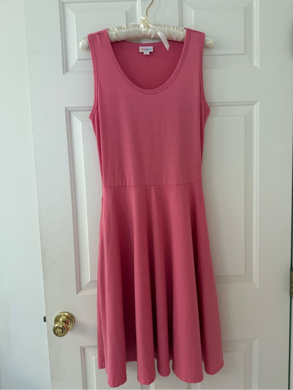 🦋Like New LuLaRoe Nicki A-line dress coral Small